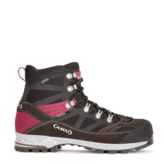 AKU Trekker Pro GTX Gore-Tex Women’s Hiking Boot, Black/Violet, WMNS 6 US *NWT* - Picture 1 of 16